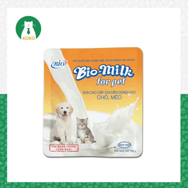Sữa Bột Cho Chó Mèo Con Bio Milk 100g