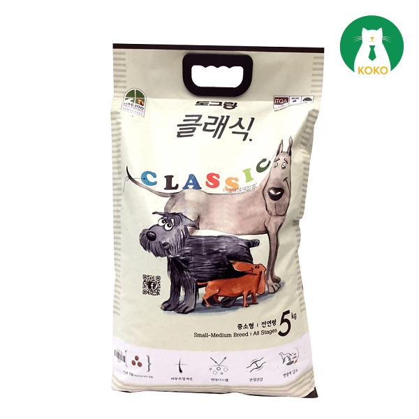 Thức ăn hạt Dog Classic 1kg cho chó