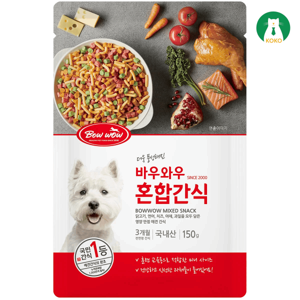 Snack hỗn hợp Bow Wow 150g