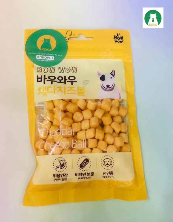 Bánh thưởng phô mai viên cho chó Bow Wow 100g