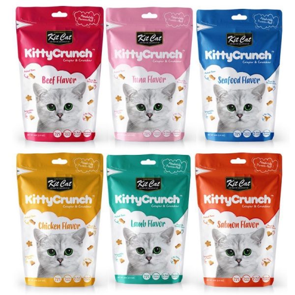 Bánh thưởng Kit Cat Kitty Crunch bổ sung dinh dưỡng cho mèo