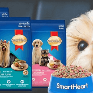 Thức ăn hạt cho cún Smart Heart 3kg